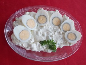 jaja w sosie tatarskim