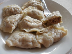 pierogi z mięsem