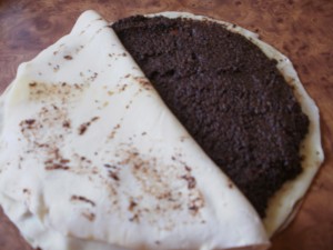 gwiazda makowa z ciasta francuskiego