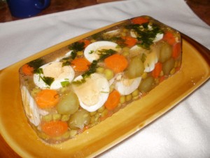 galaretka drobiowa po rosole