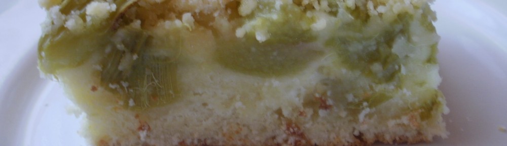 ciasto z rabarbarem Domogród