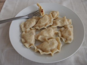 pierogi z ziemniakami i boczkiem