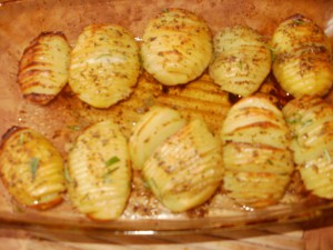 ziemniaki hasselback
