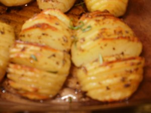 ziemniaki hasselback