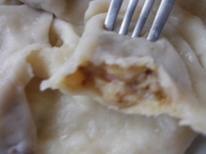 pierogi z ziemn kaszą i boczkiem