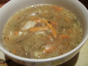 zupa boczniakowa zupa boczniakowa