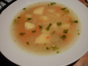 zupa z kaszą jaglaną