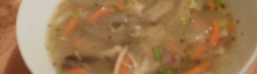 zupa flaczki z boczniaka
