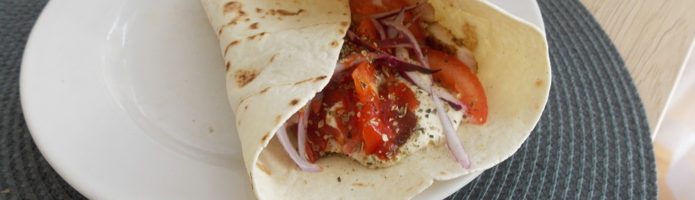 tortilla z kurczakiem gyros