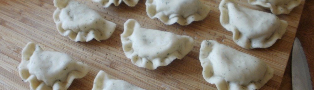 pierogi z mięsem i pieczarami